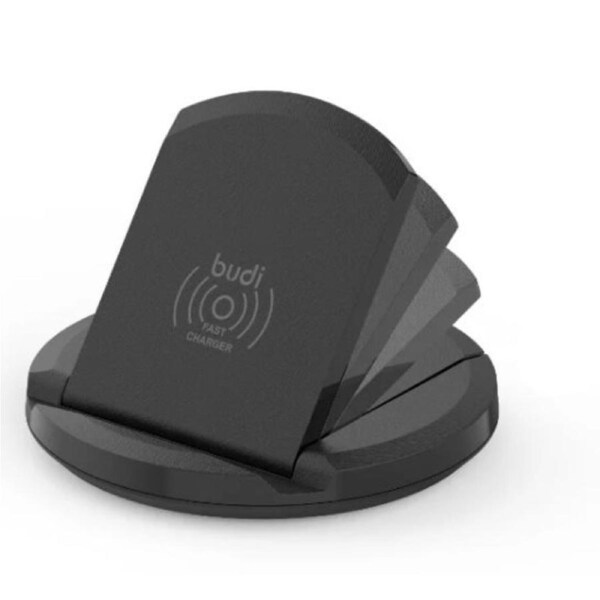 Budi 15W Qi Foldable Wireless Charger - Black