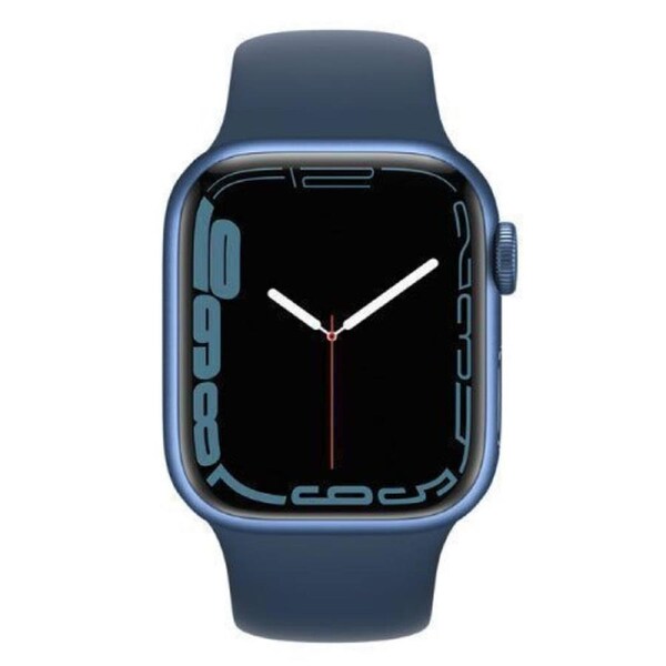 Apple Watch Series 7 - 32GB - GPS - 45mm - Blue - Aluminum - Abyss Blue - Sport Band - Rubber - Refurbished (Premium Condition)