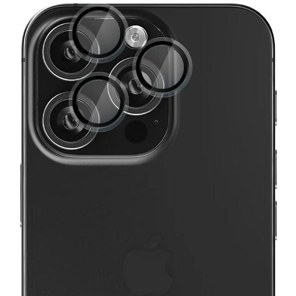 EFM Camera Lens Screen Armour Protector for iPhone 16 Pro/ 16 Pro Max - Clear