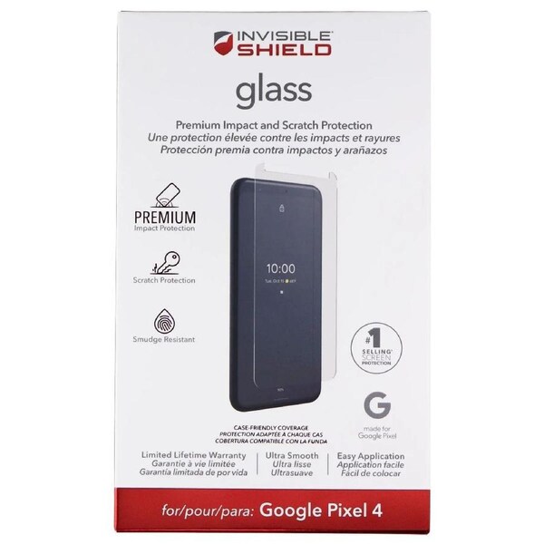 Zagg ZAGG Invisible Shield (Glass) Tempered Glass for Google Pixel 4 - Clear