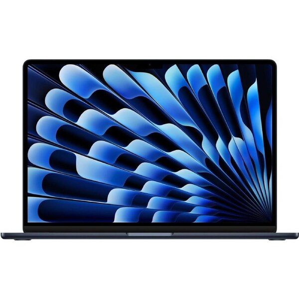 MacBook Air (2024) 15.3-inch - Apple M3 Chip: 8-Core CPU/10-Core GPU - 256GB - Midnight - 8GB RAM - Refurbished (Premium Condition)