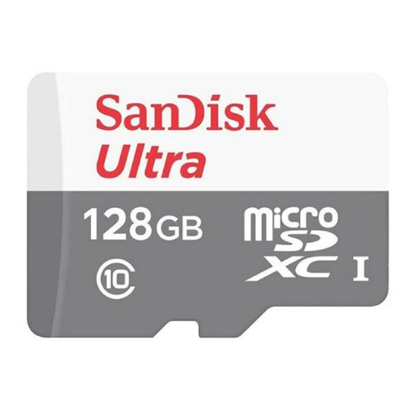 SanDisk Ultra 128GB Micro SD Memory Card 100MB/s - White