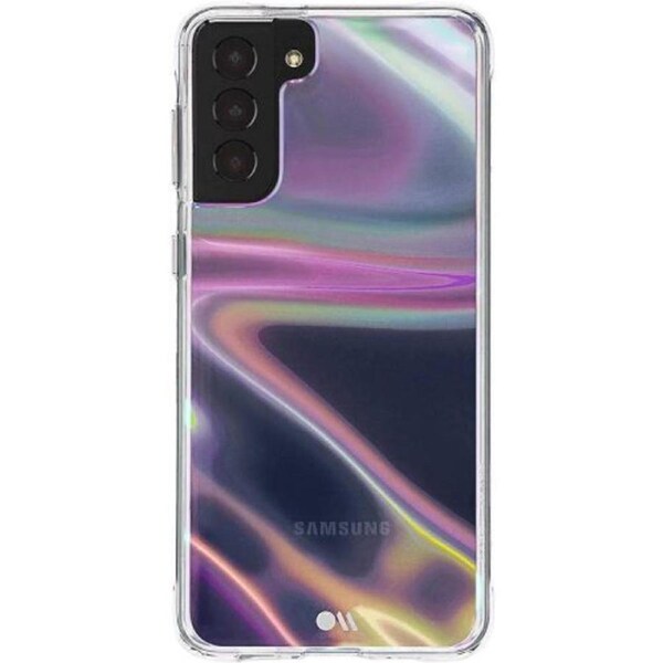 Case-Mate Soap Bubble Phone Case for Galaxy S21+ (5G) - Soap Bubble Iridescent