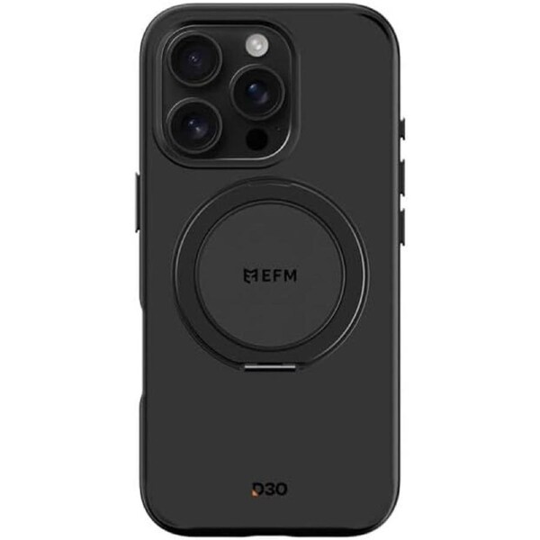 EFM Alta with D3O Bio Phone Case for iPhone 16 Plus - Black