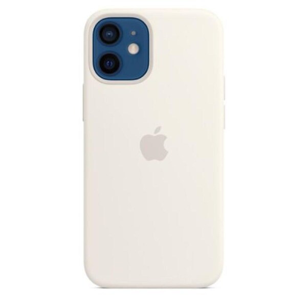 Apple Silicone Phone Case for iPhone 12 Mini - White
