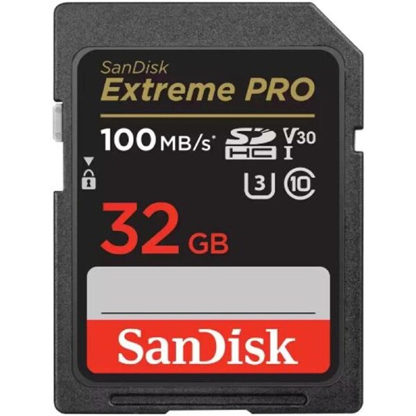 SanDisk Extreme PRO SDXC U3 Memory Card (200MB/s) - 512GB - Black