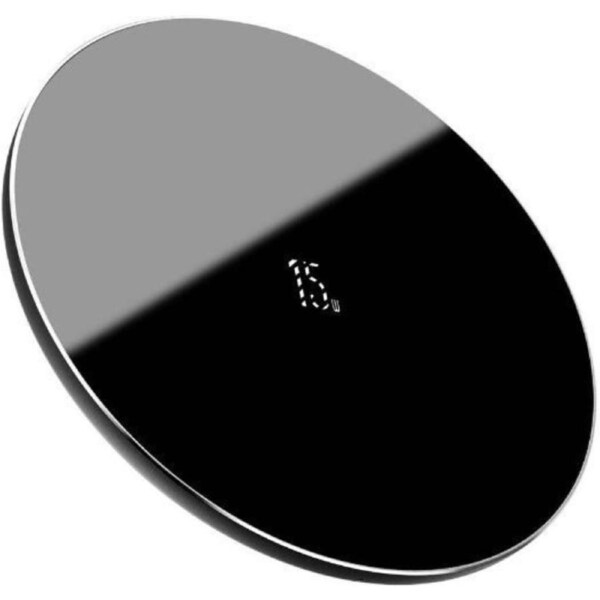 Baseus Wireless Phone Charger Simple 15W Charger - Black