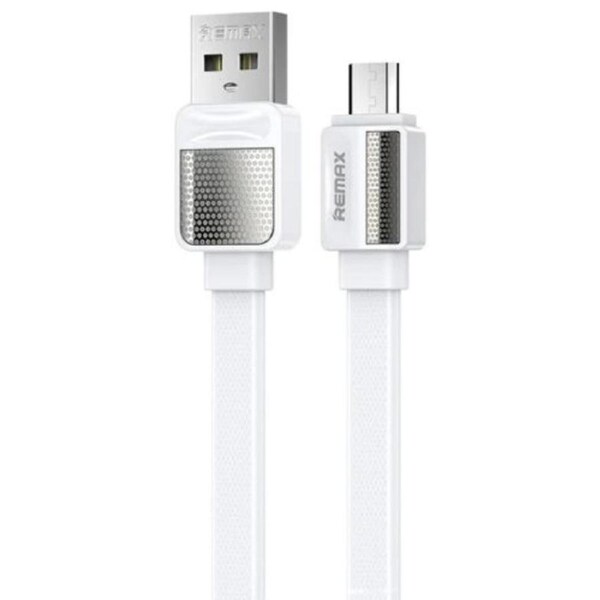 Remax RC-154m Platinum Pro Micro USB Data Cable 2.4A (1M) - White