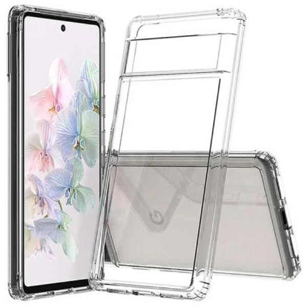 Blacktech Thick Silicon Phone Case for Google Pixel 7 Pro - Clear