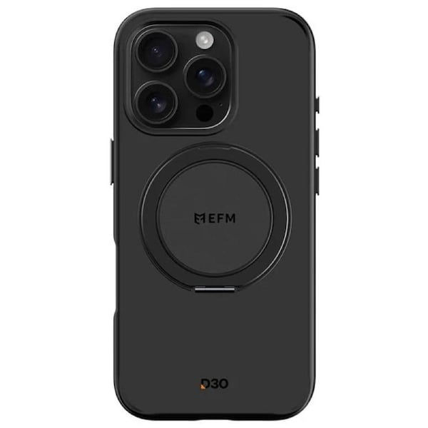 EFM Alta with D3O Bio Phone Case for iPhone 16 Pro - Black