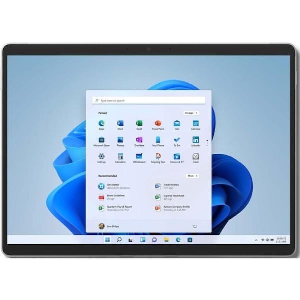 Microsoft Surface Pro 8 with Surface Pro Signature Keyboard - Intel Core i5-1145G7 1.1GHz - 256GB - Platinum/Black - WiFi - 8GB RAM - 13 Inch - Refurbished (Excellent Condition)