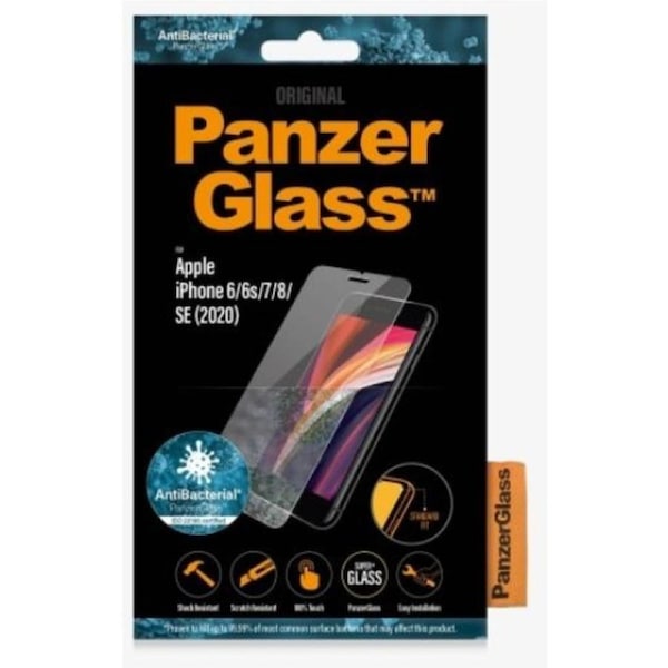 Panzer Glass Screen Protector for iPhone SE (3rd & 2nd Gen) and iPhone 8/7/6s/6 - Clear