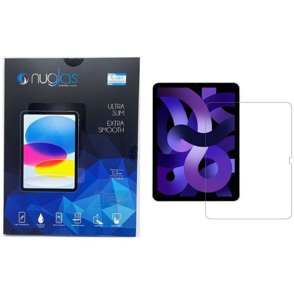 Nuglas Tempered Glass Complete Protection Screen Protector for iPad Air 11" (2024) - Clear