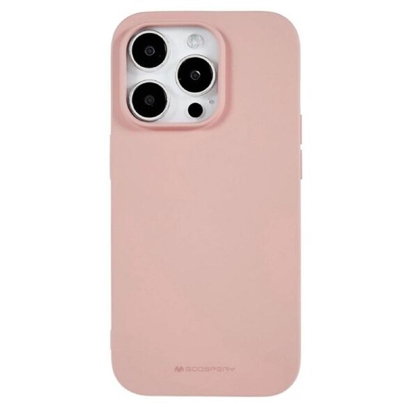Goospery Silicone Phone Case for iPhone 14 Pro Max - Pink Sand