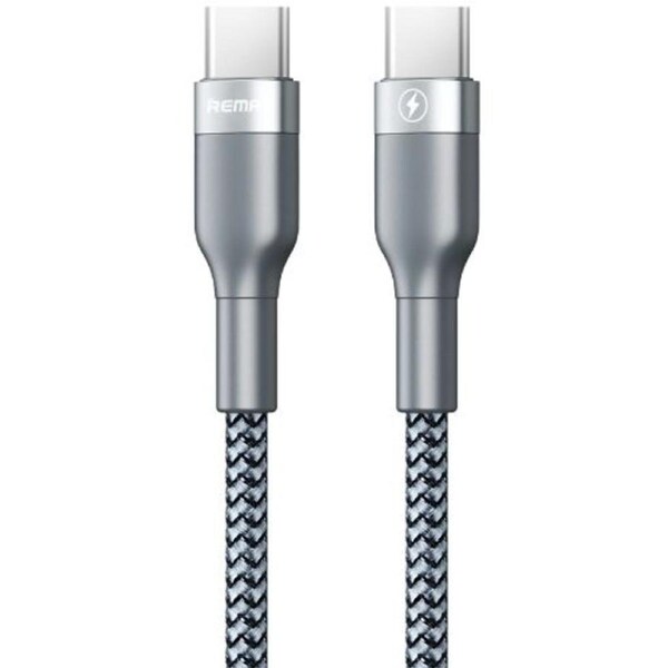 Remax Phone Cable Type-C To Type-C 18W (1M) - Silver