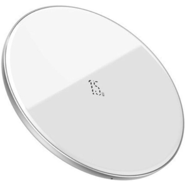 Baseus Wireless Phone Charger Simple 15W Charger - White