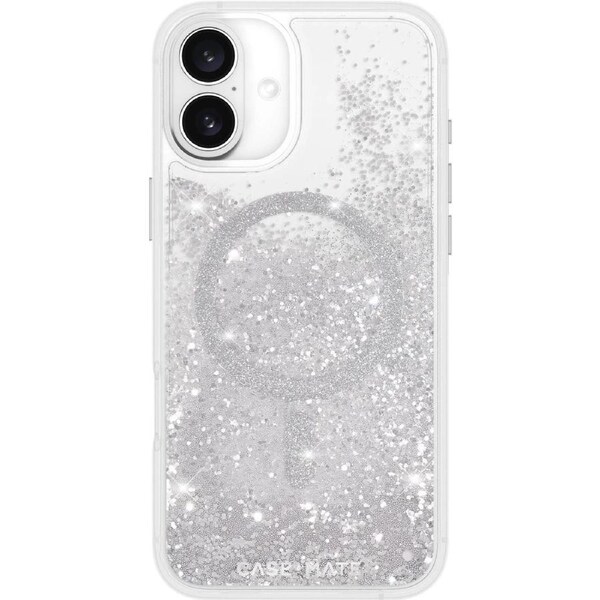 Case-Mate Waterfall MagSafe Phone Case for iPhone 16 Plus - Silver