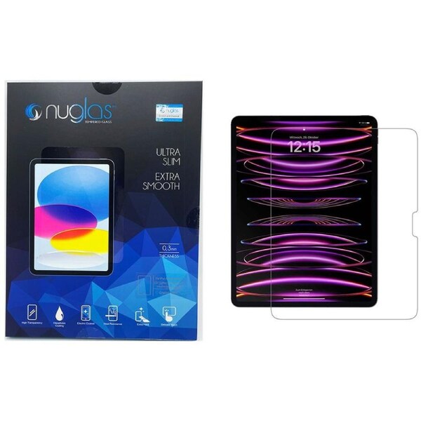Nuglas Tempered Glass Complete Protection Screen Protector for iPad Pro 11" (2024) - Clear