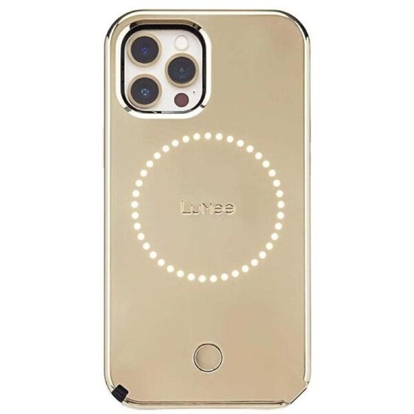 Case-Mate LuMee Halo Phone Case for iPhone 12/12 Pro - Gold Mirror