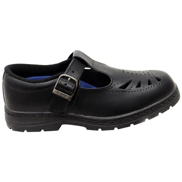 Grosby Spelling Womens Leather School Shoes