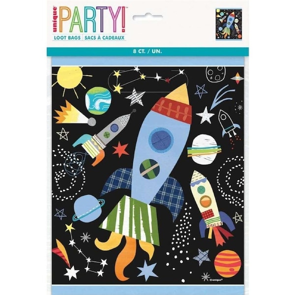 Outer Space Loot Bags 8pk
