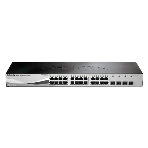 D-Link 28-Port Gigabit Smart Managed Switch with 28 RJ45