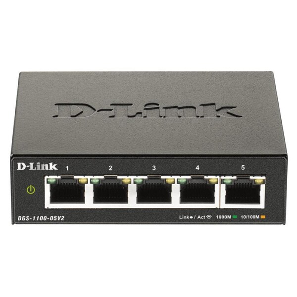 D-Link 5-Port Gigabit Smart Managed Switch