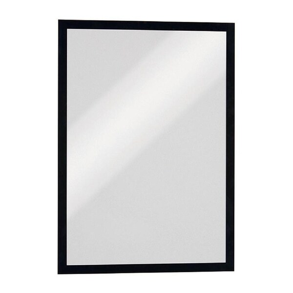 Durable Duraframe Magnetic Sign Holder A3 Blk Pk5