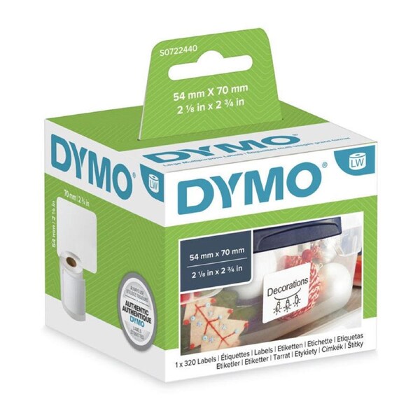 Dymo LW MP Label 54mm x 70mm
