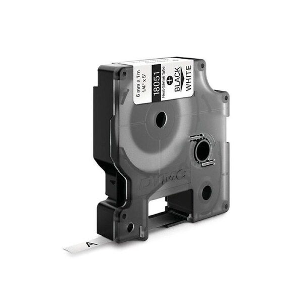 Dymo Rhno Tube Ht Shrk 6mm Wh