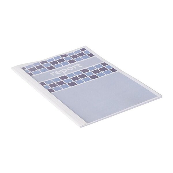 GBC Binding Cover Thermal 3.0mm White Pk100
