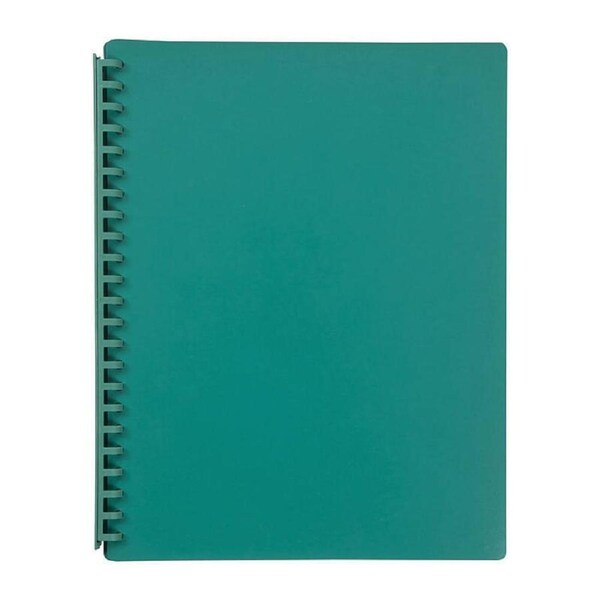 Marbig Refillable Display Book 20 Pocket Green