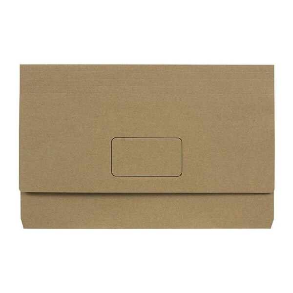 Marbig Slimpick F/C Document Wallet Env Kraft Pk10