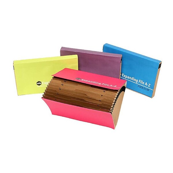 Marbig Expanding File F/C A-Z Ast Summer Colours
