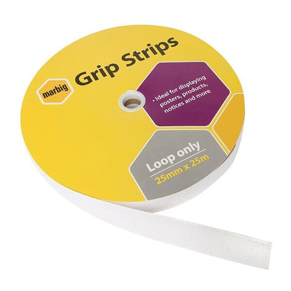 Marbig Grip Spots Loop Only 25mmx25M Bulk