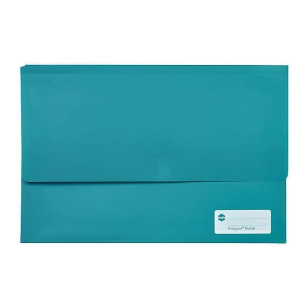 Marbig Polypick Foolscap Document Wallet Teal