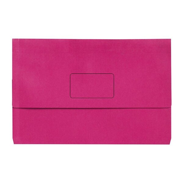 Marbig Slimpick Foolscap Document Wallet Pink