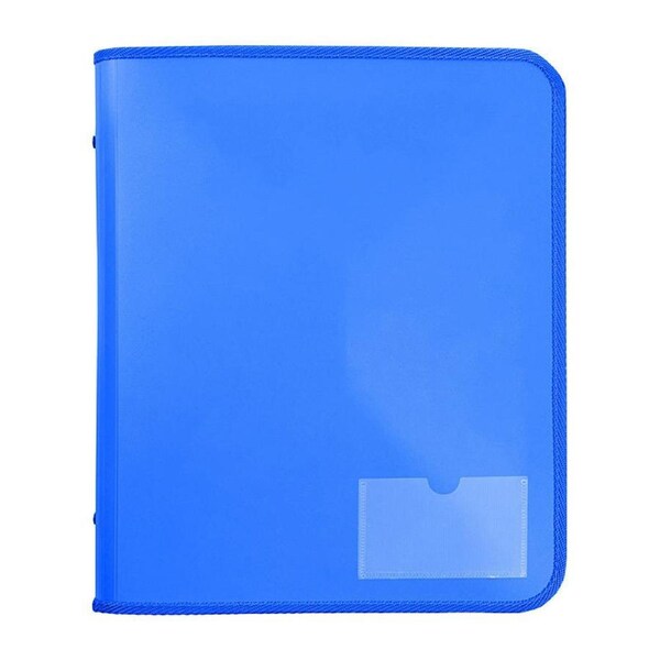 Marbig Zipper Binder W/ Tech Case 25mm 2D Blue