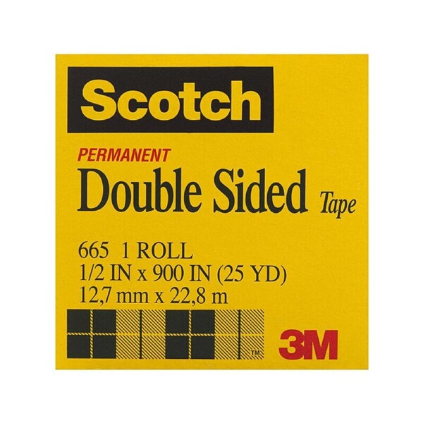 Scotch D-S Tape 665 12mm Bx12