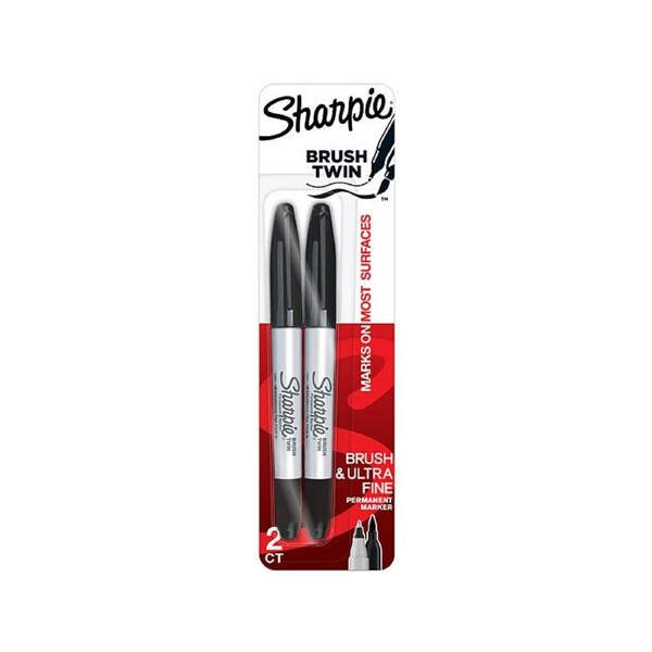 SH Perm Mrk Brush Twin Pk2 Bx6