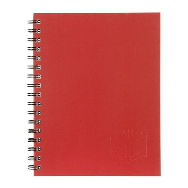 Spirax 512 Hard Cover Book A4 200 Page Red Pk5