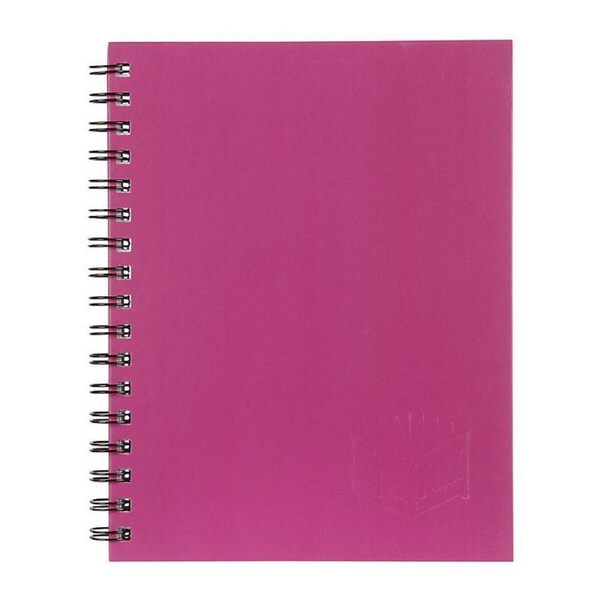 Spirax 511 Hard Cover Book Pink S/O Pk5
