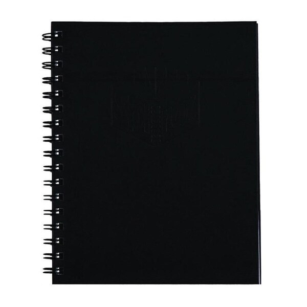 Spirax 511 Hard Cover Book 225X175mm 200Pg Blk Pk5