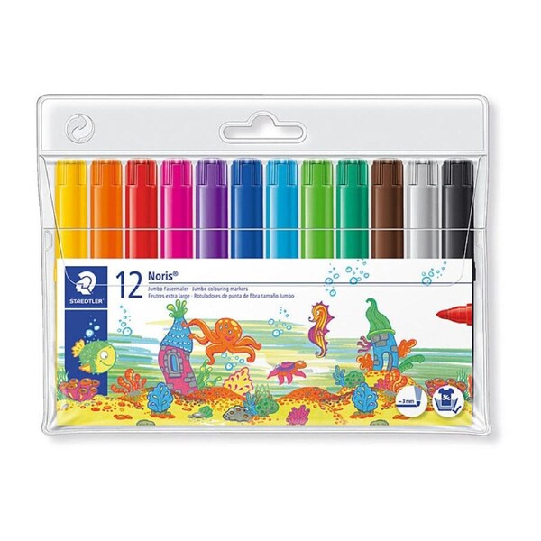 Staedtler NorJumbo Fibre Ast Wlt12