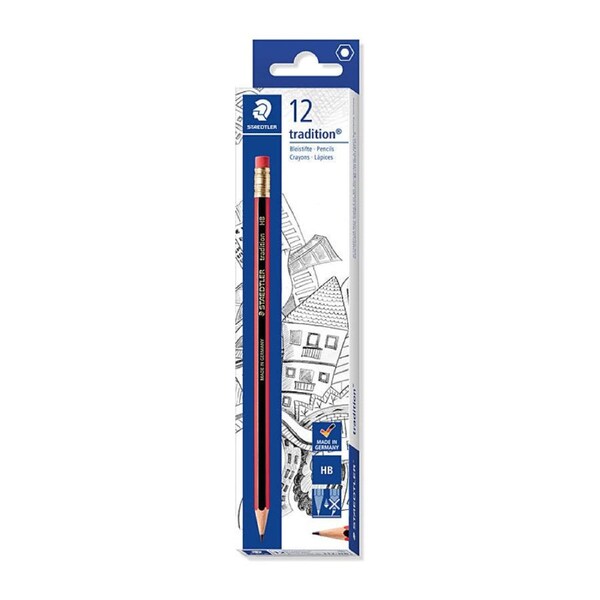 Staedtler Traditional 112-HB Pencil - Box of 12