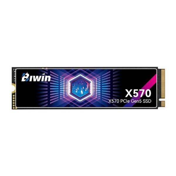 Biwin Black Opal X570 2TB Gen5 PCIe 5.0 NVMe M.2 Solid State Drive [BX570NN02TB-RGX]