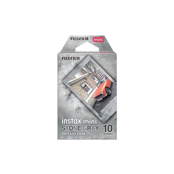 Fujifilm Instax Mini Film 10 Pack (Stone Gray)