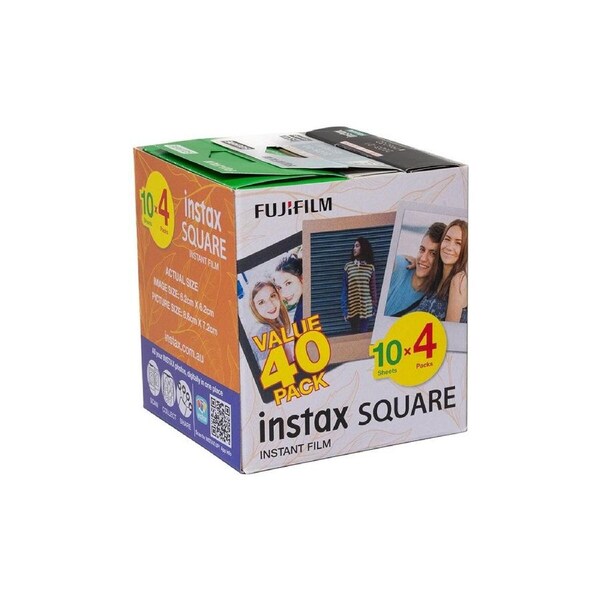 Fujifilm Instax Square Film Value (40 Pack)