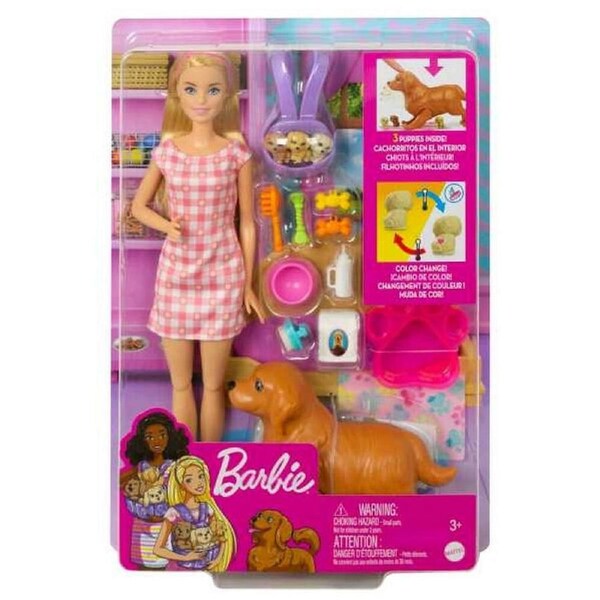 Barbie Doll and Pets
