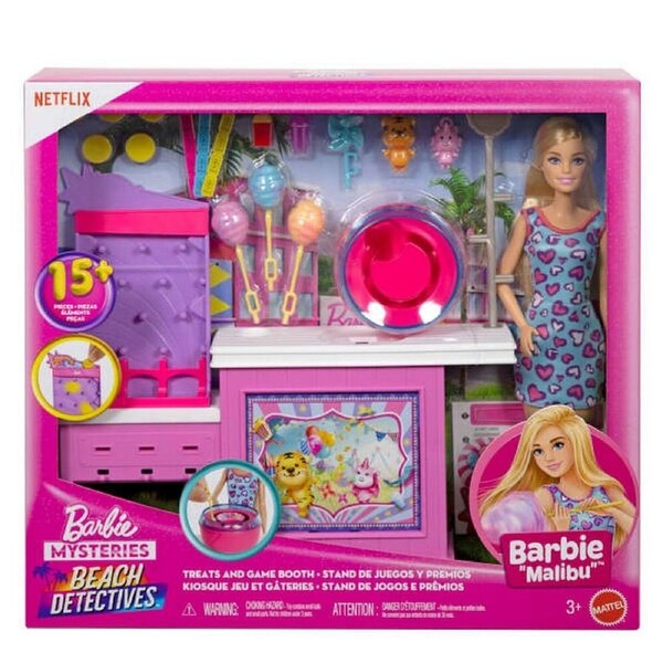 Barbie Mysteries Beach Detective Doll Playset and Acessories